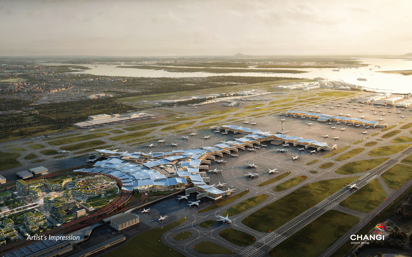 Singapore Changi Integrates 12km High-Speed Tote System for Terminal 5 BHS